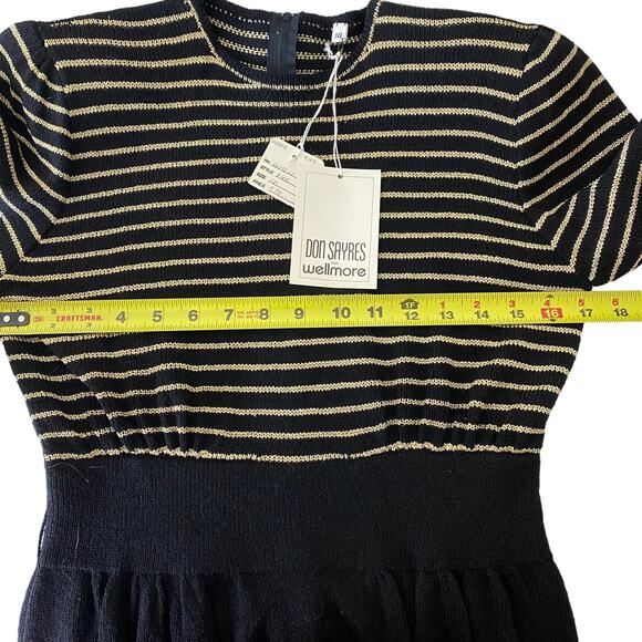 DON SAYRES for Wellmore Vintage 80s Wool Dress Blazer Suit Set Size 10 NWT - Picture 10 of 13